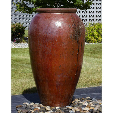 Tuscany FNT50481 Ceramic Triple Vase Complete Fountain Kit Vase Fountain Blue Thumb